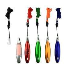 Retractable Neck Lanyard Pen With Paper
